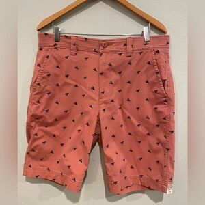 Men's Coral Patterned Shorts